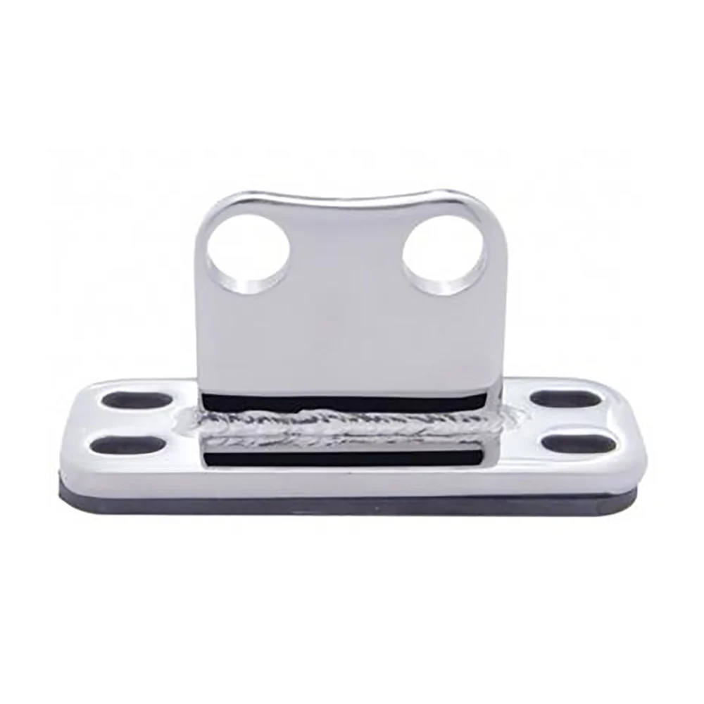 Peterbilt Stainless Steel Straight Exhaust Bracket with Grommet