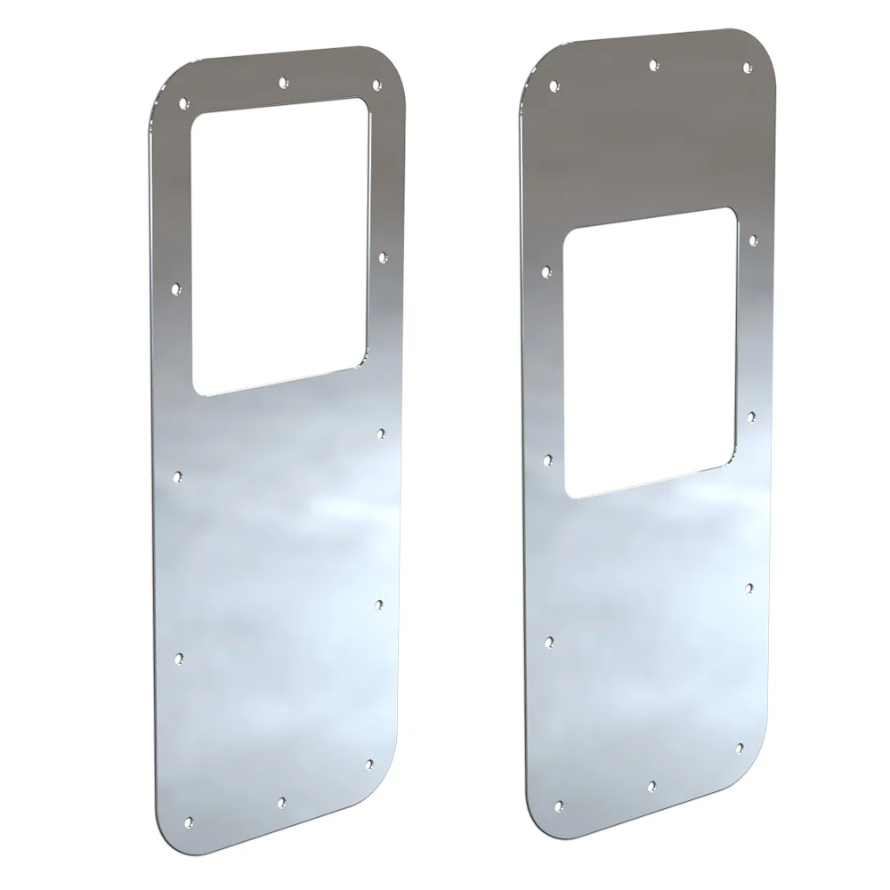 Peterbilt Taper Style Chrome Multi Fit Shifter Plate - Image 4