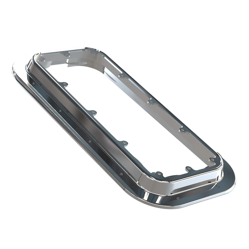 Peterbilt Taper Style Chrome Multi Fit Shifter Plate - Image 6