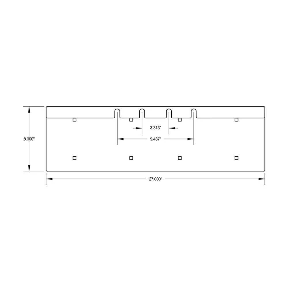 Peterbilt Two Plate License Plate Holder - Image 3