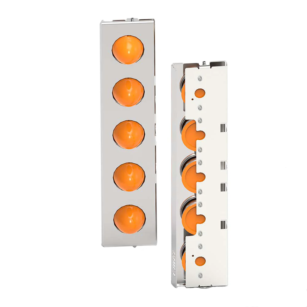 Peterbilt Watermelon LED Front Air Cleaner Light Bars - Image 2