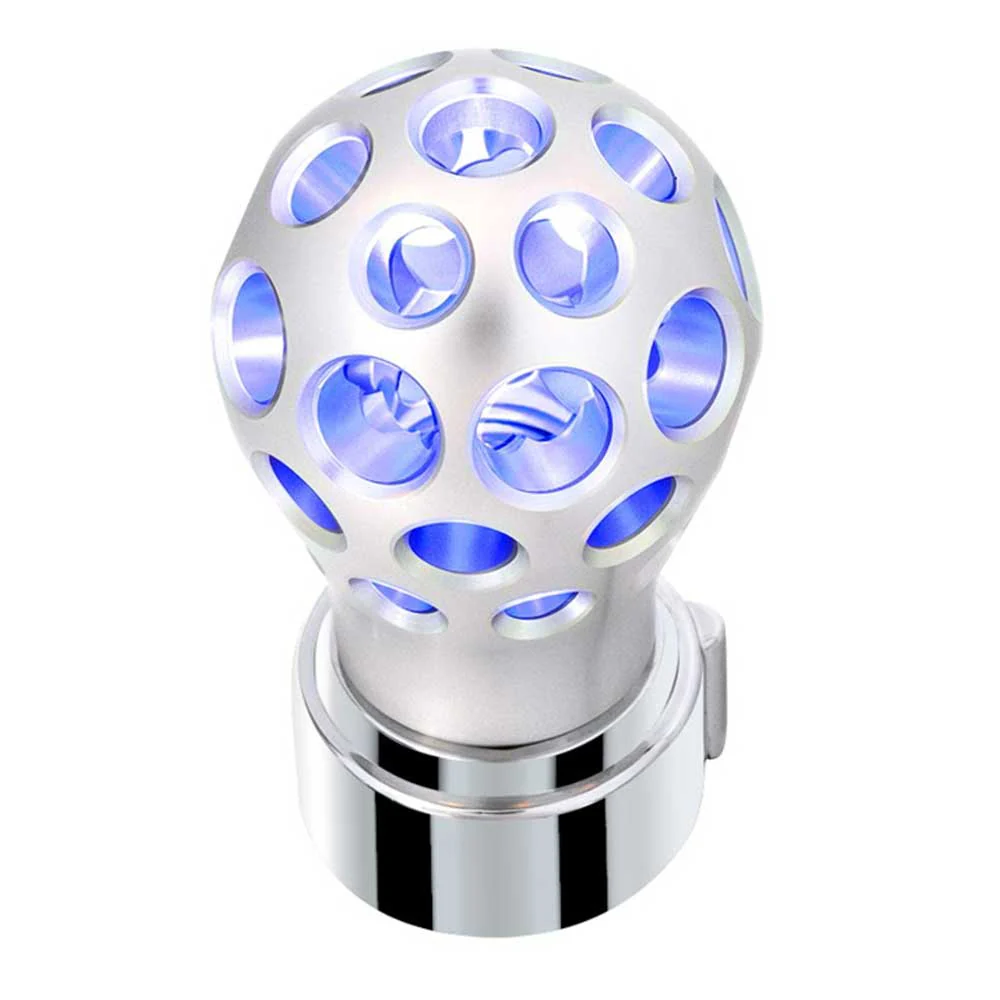 Phoenix Style Ball Chrome Gearshift Knob with LED 9/10 Speed Adapter - Thread On - Image 17
