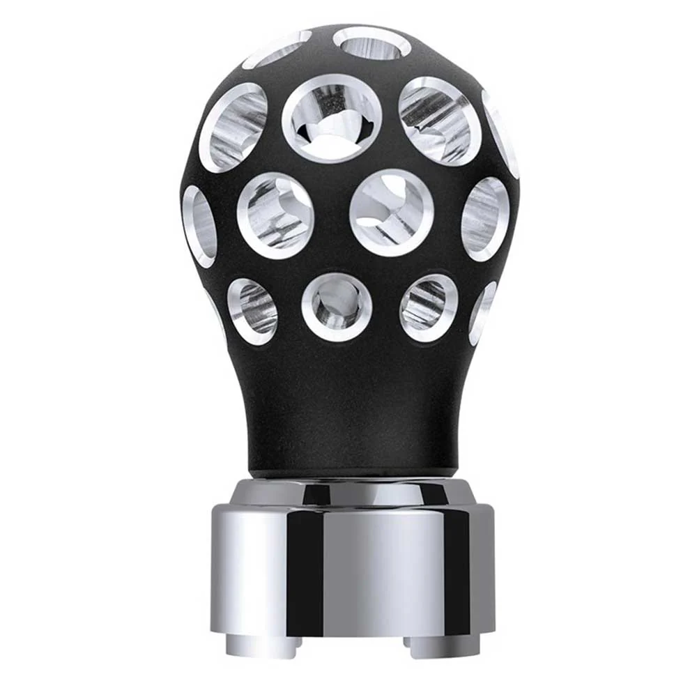 Phoenix Style Ball Gearshift Matte Black Knob with LED 9/10 Speed Adapter - Thread On - Image 4
