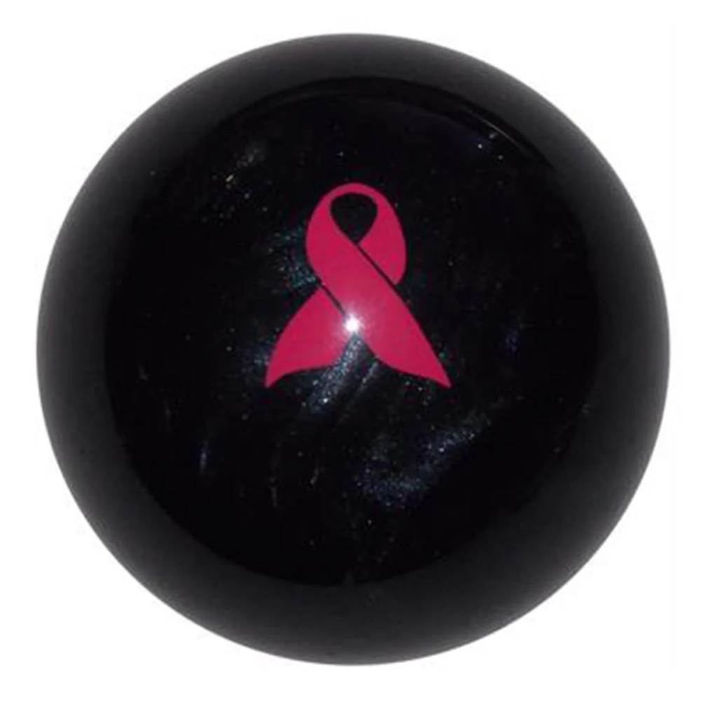 Pink Ribbon Black Pearl Air Brake Knob