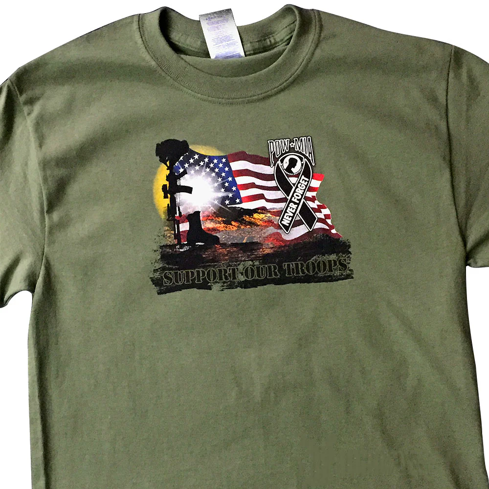 POW MIA Flag T-shirt - Image 5