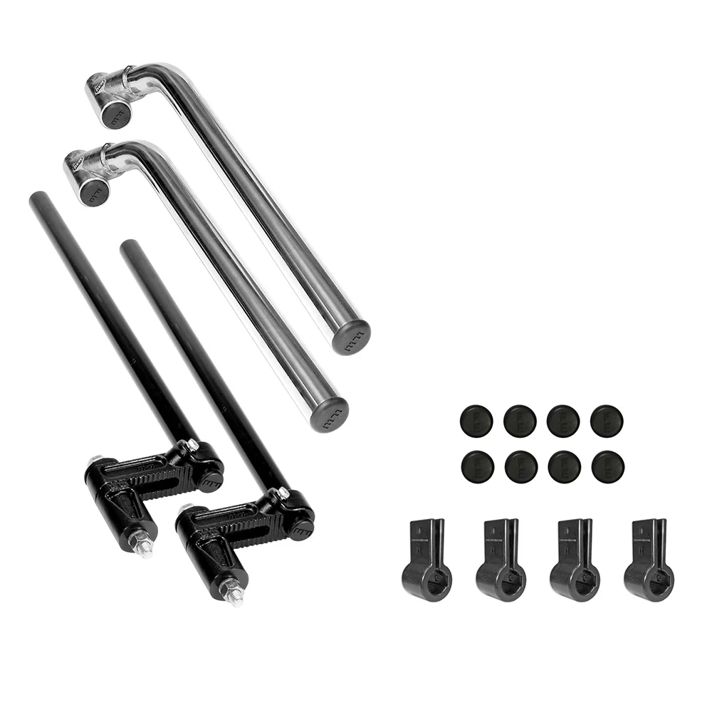 Premium Center Mounting Kit RoadKote ® Finish with Offset Mount in Stainless Steel Finish for SR-22 Fenders