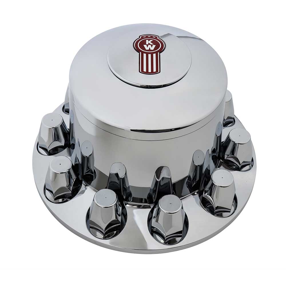 RealLogo Kenworth Floater Chrome Axle Cover Kit - Image 2