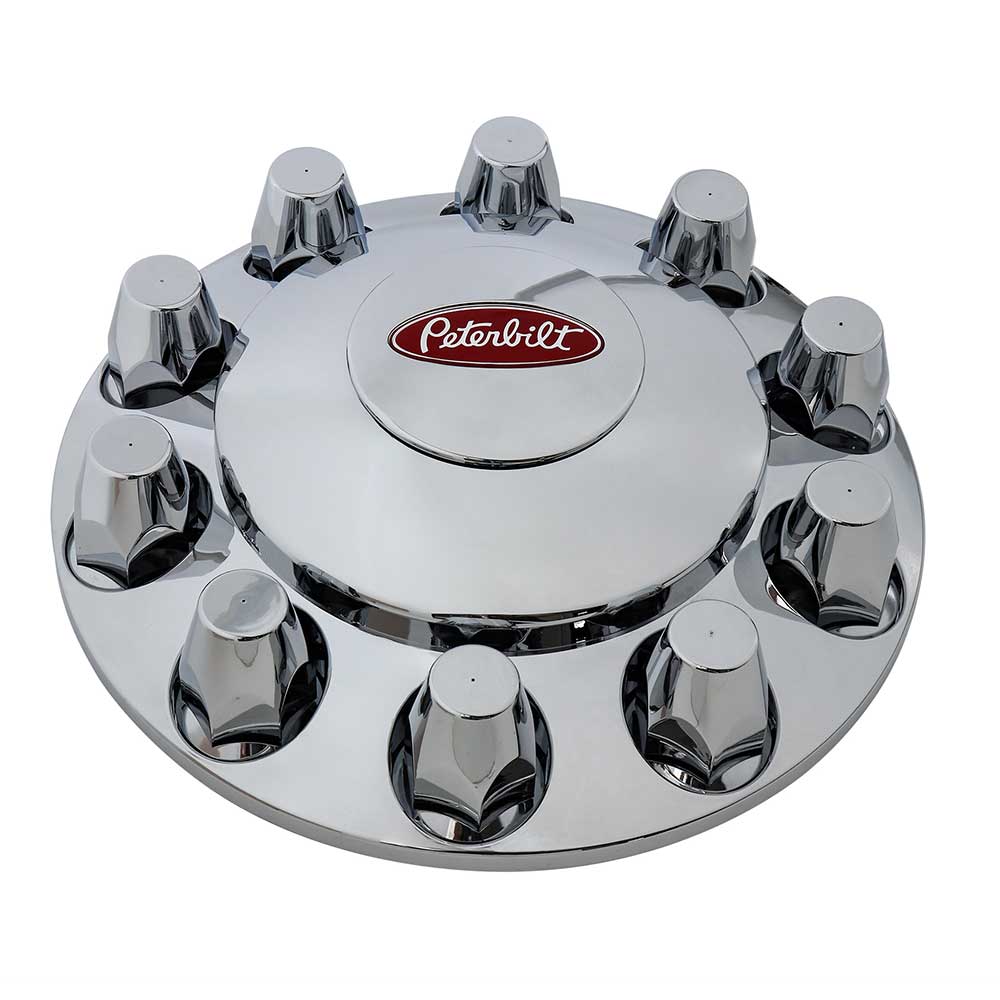 RealLogo Peterbilt Floater Chrome Axle Cover Kit - Image 3