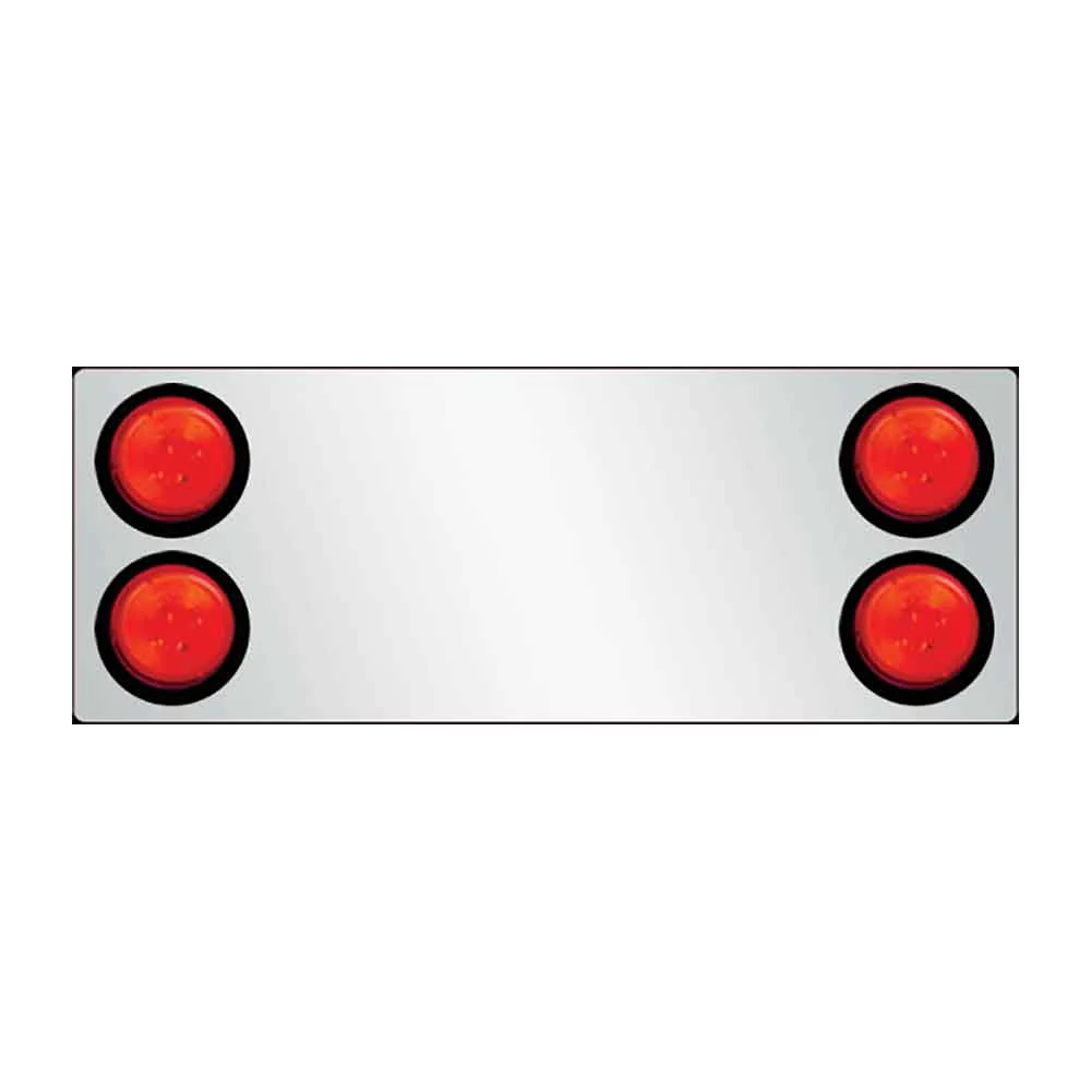 Rear Center Panel with 4" Red LEDS