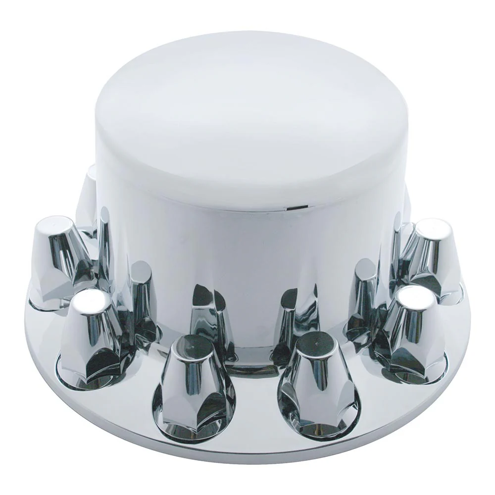 Rear Chrome Axle Cover with 33mm Nut Covers