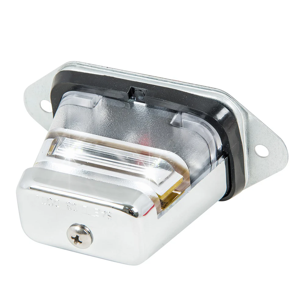 Rectangular 2 LED License Light, Screw Mounted
