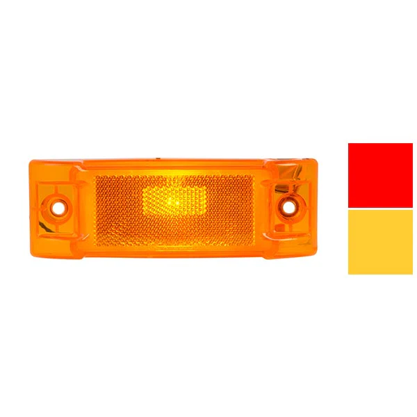 Rectangular Sealed Marker Light with Reflector Lens