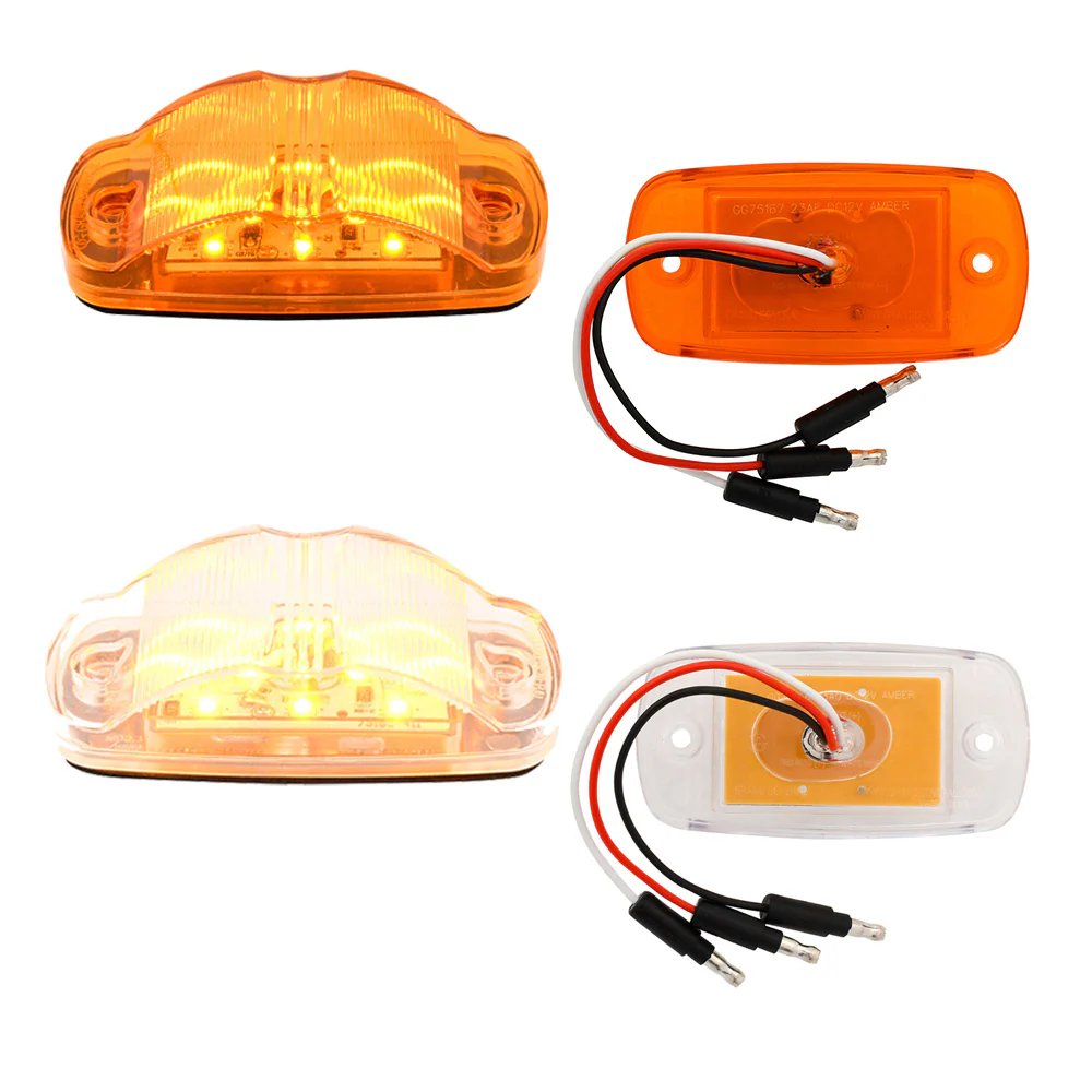 Rectangular Wide Angle Camel Back LED Light Dual Function