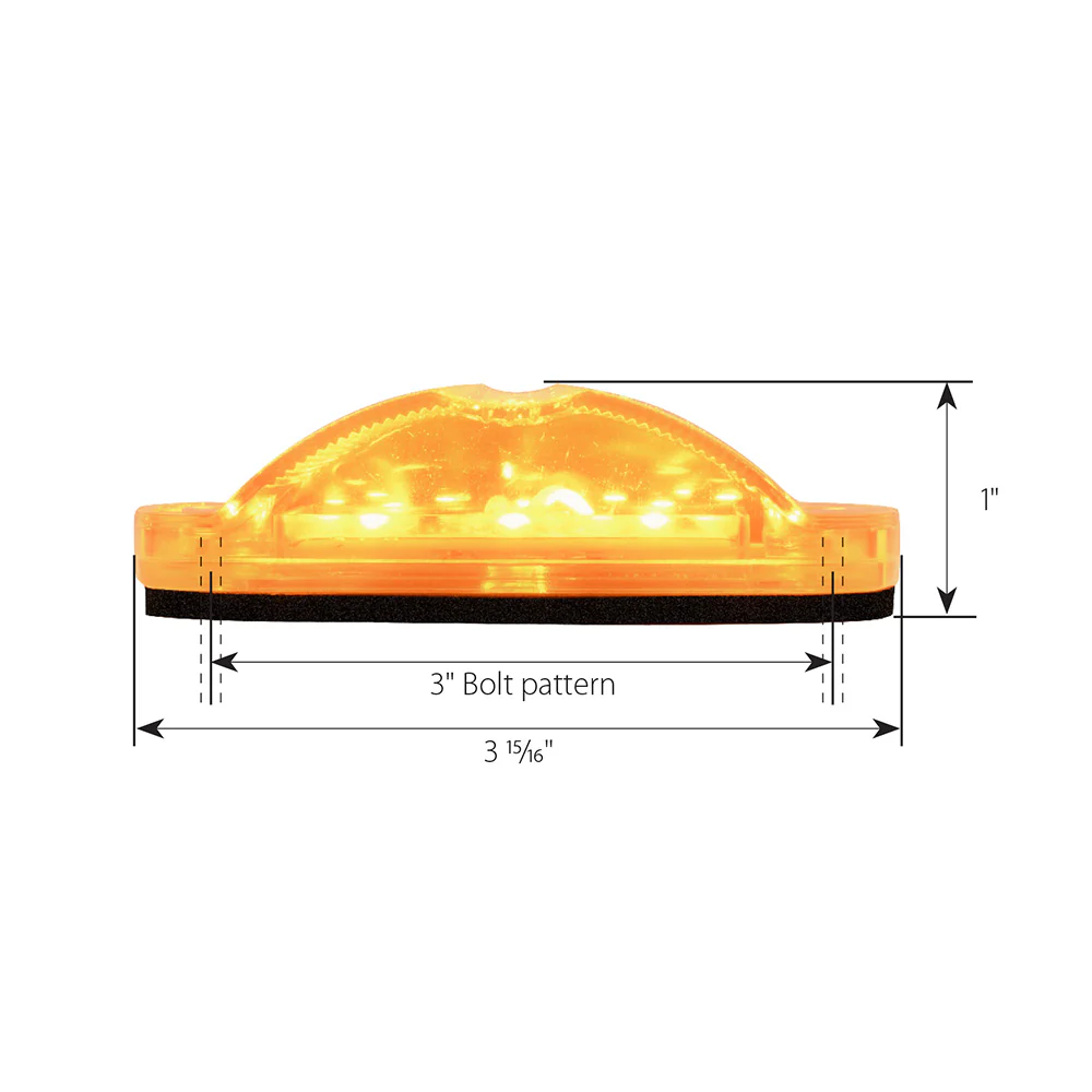 Rectangular Wide Angle Camel Back LED Light Single Function - Image 2