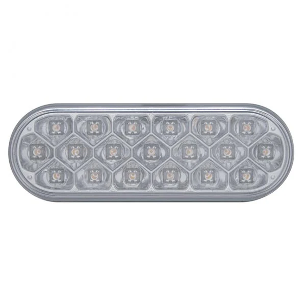 Red 19 LED Reflector Oval Stop, Turn & Tail Light - Image 4