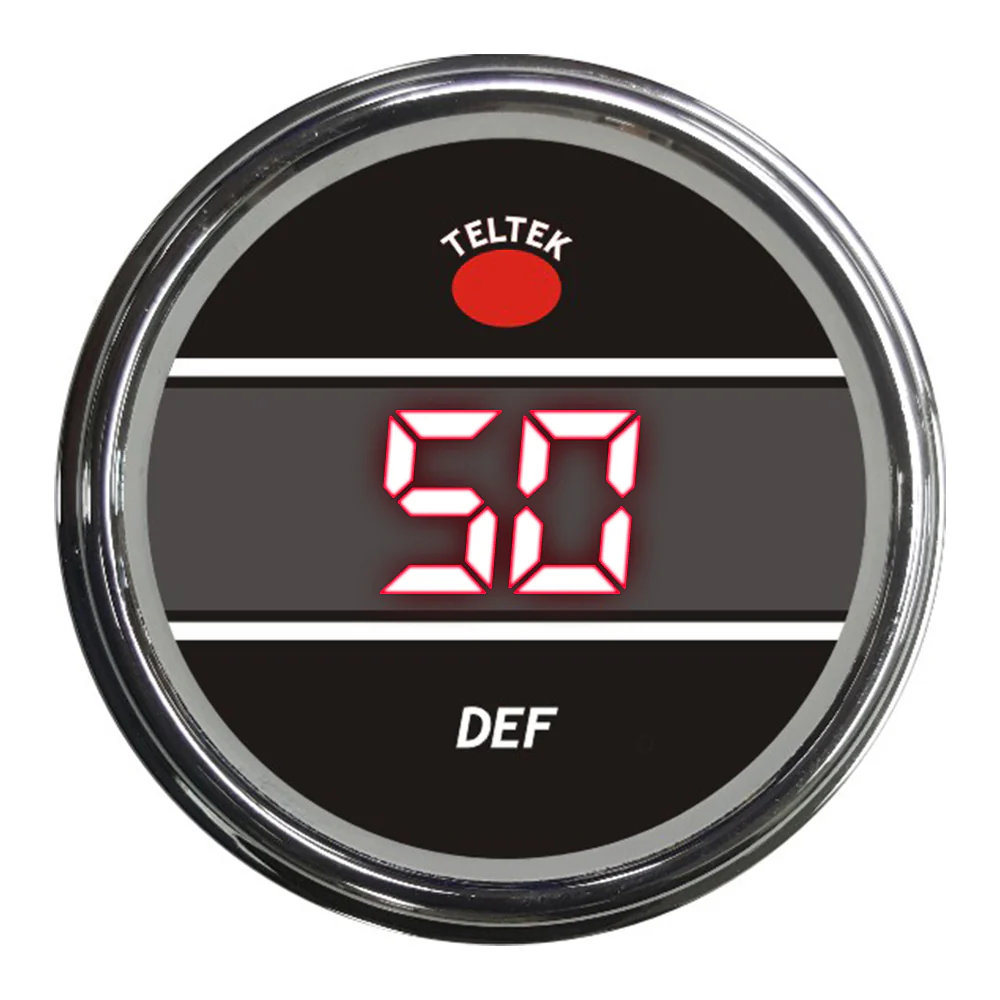 Red DEF Level Teltek Smart Gauge for Kenworth 2006 and newer