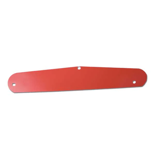 Red Freightliner Mud Flap Weight Insert 4" x 24"