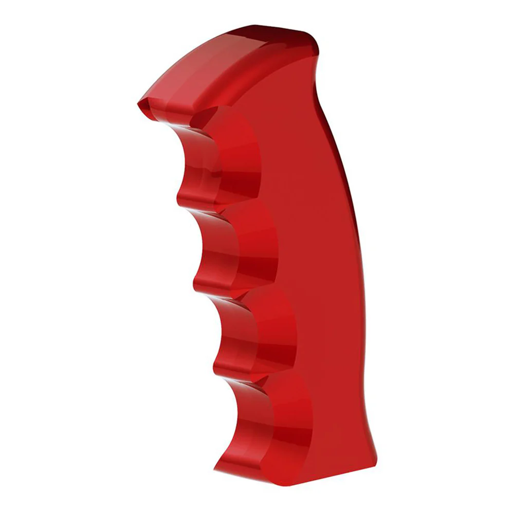 Red Pistol Grip Shifter Knob