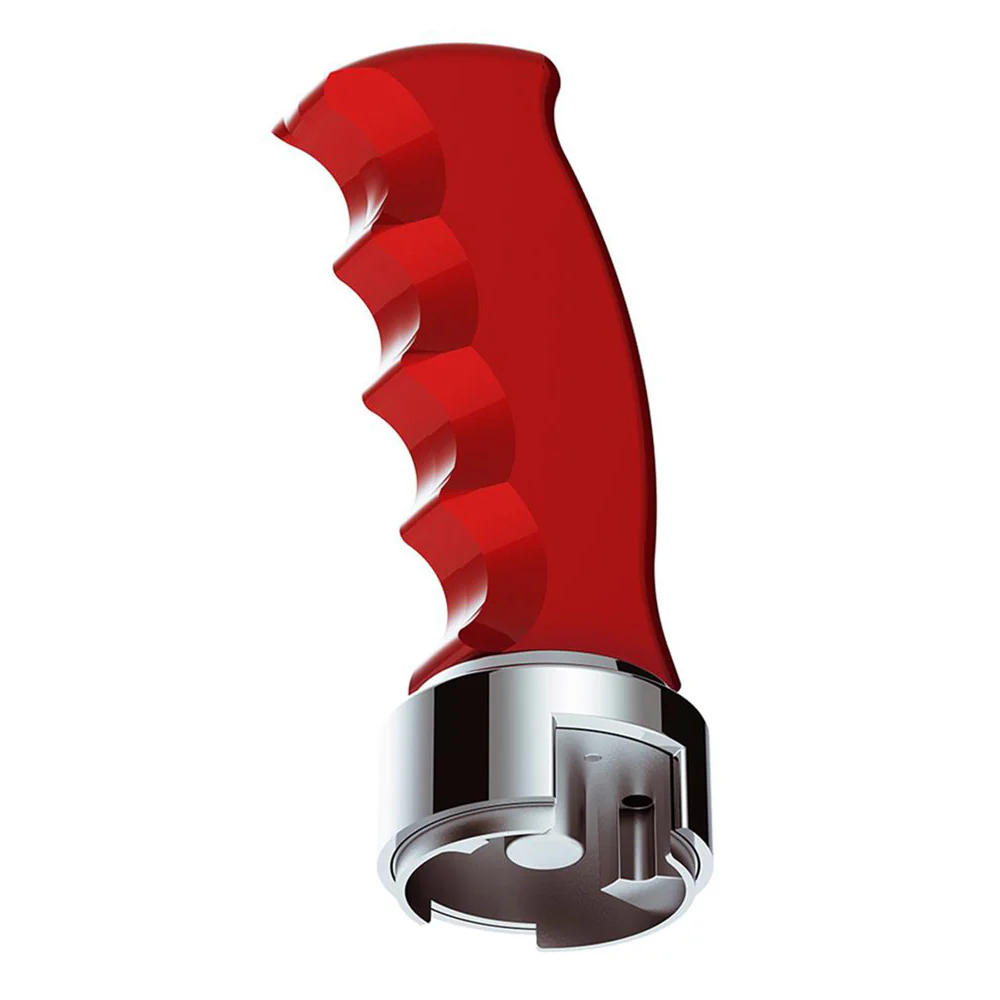 Red Pistol Grip Shifter Knob with 13/15/18 Speed Adapter - Image 3