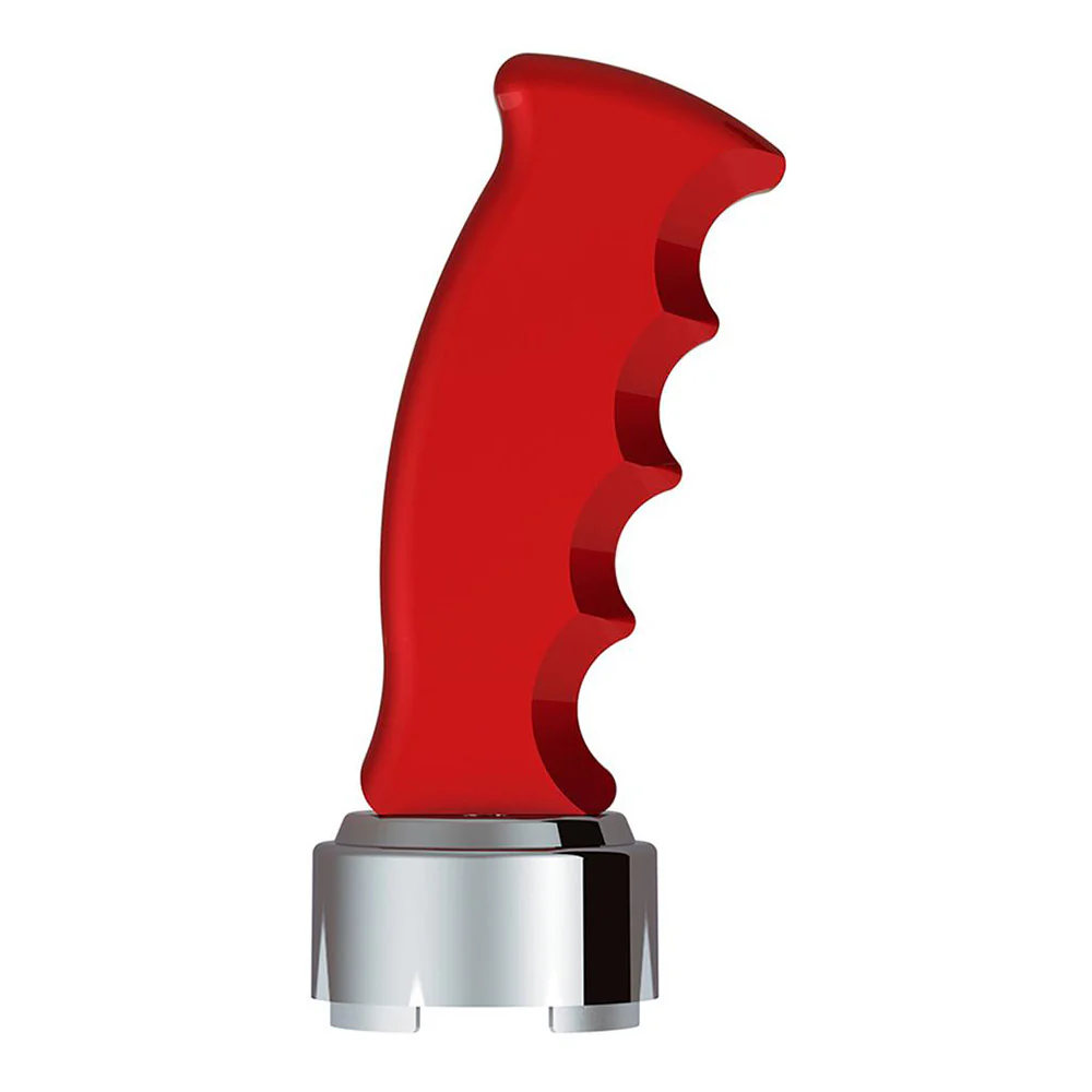 Red Pistol Grip Shifter Knob with 13/15/18 Speed Adapter - Image 4