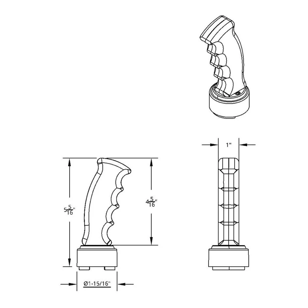 Red Pistol Grip Shifter Knob with 9/10 Speed Adapter - Image 6