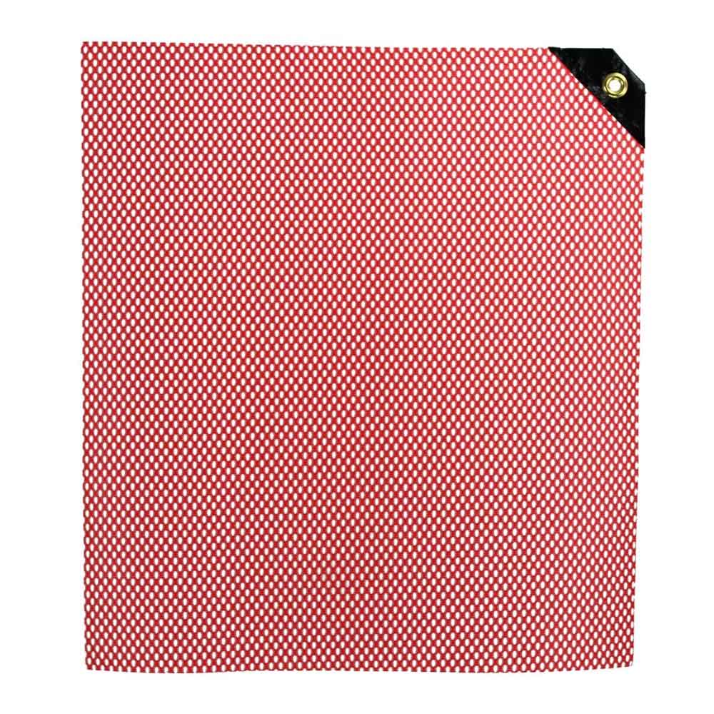 Red Single Corner Heavy Duty Grommet Warning Flag