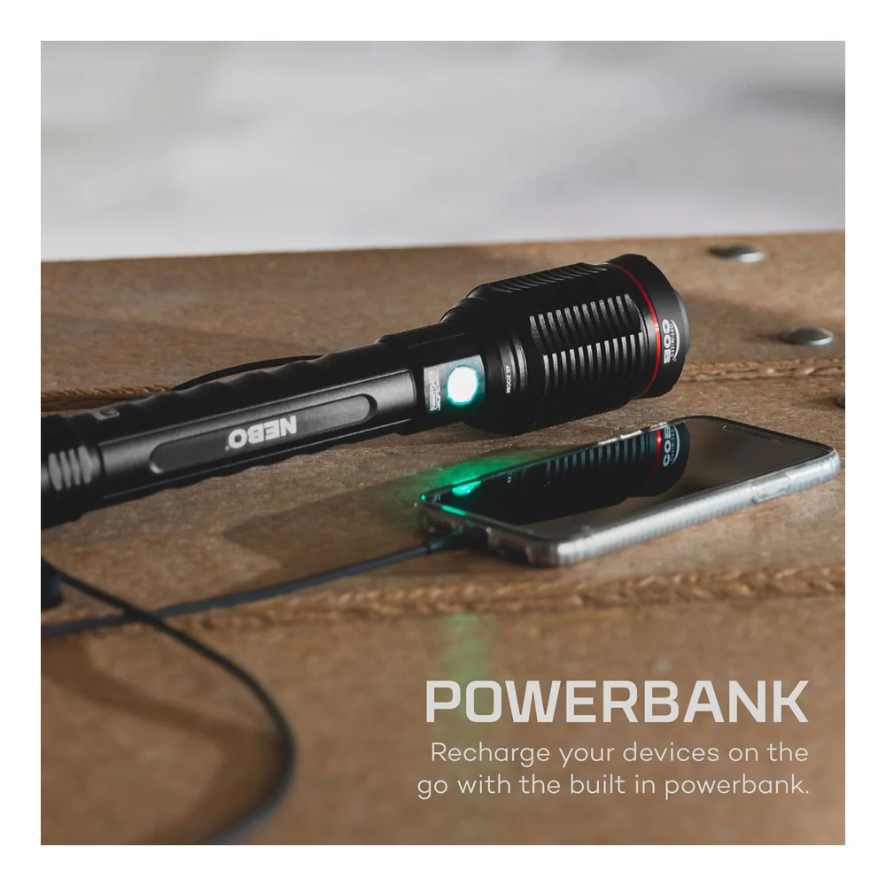 REDLINE 6K Rechargeable LED Flashlight and Power Bank - Image 5
