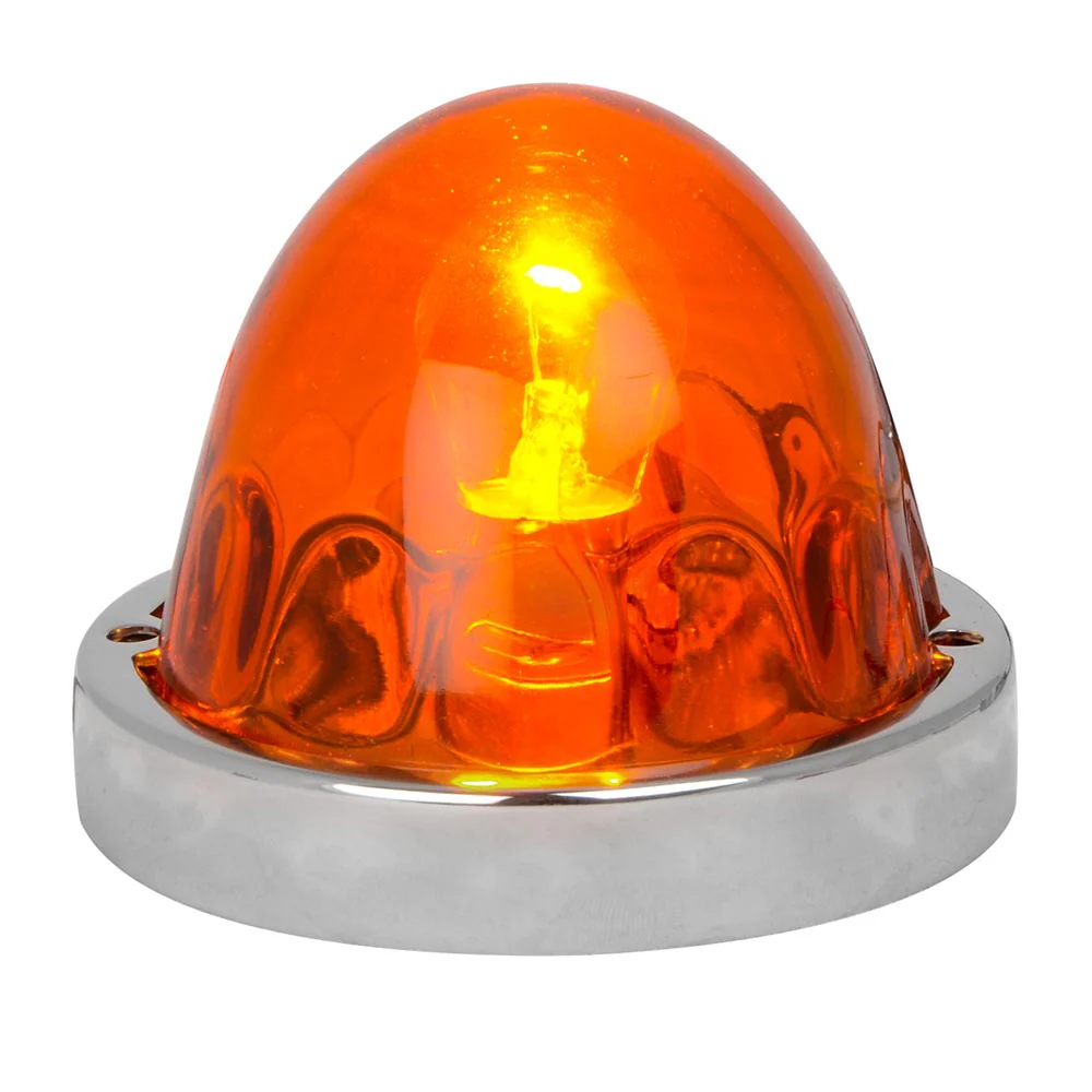 Regular Glass Cab Light Lens 1 Wire