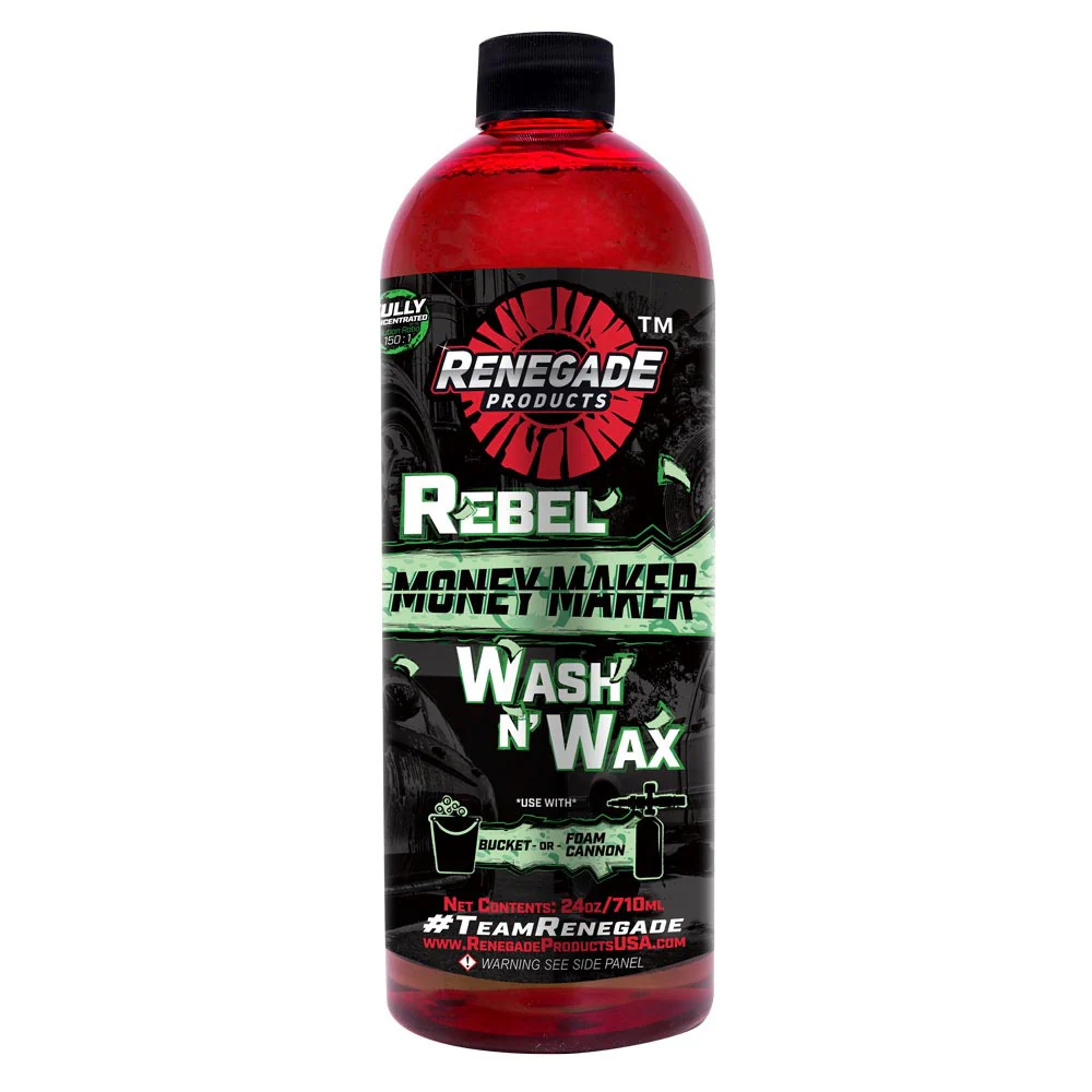 Renegade Rebel Money Maker Wash N' Wax Soap 24 oz.