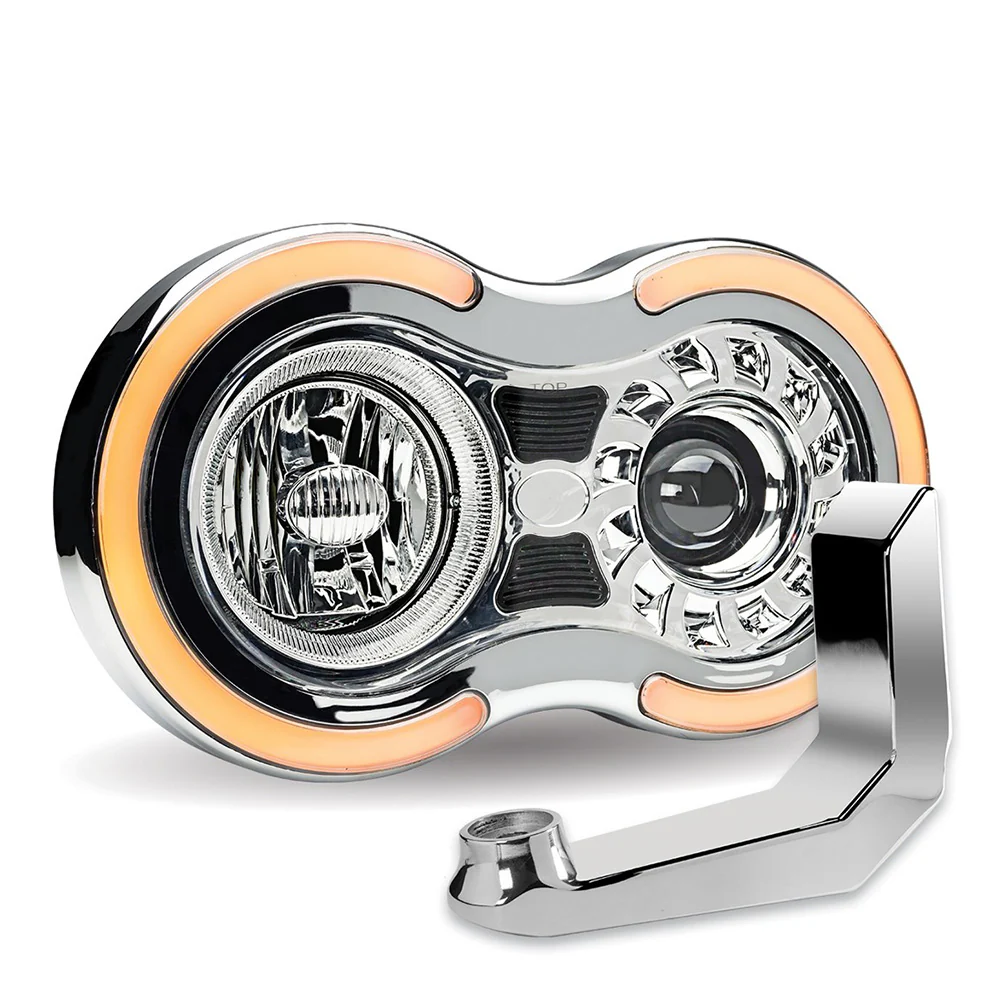 Retro LED Headlight with Bracket