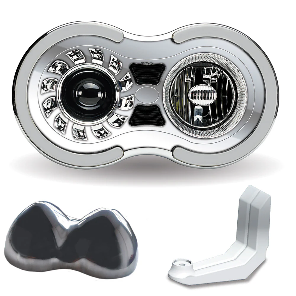 Retro LED Headlight with Bracket - Image 7