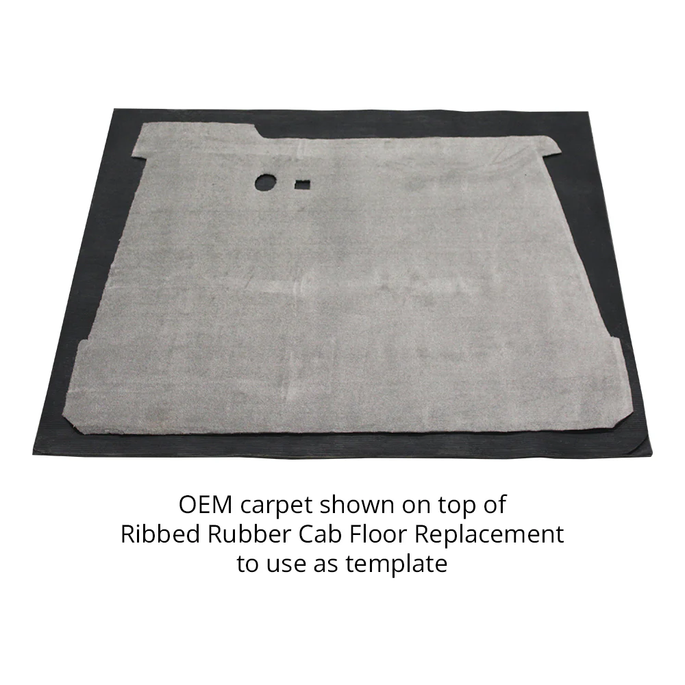 Ribbed Rubber Cab Floor Replacement 60" x 72" - Image 5