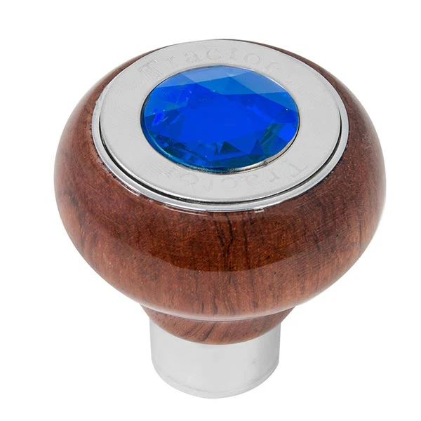 Rosewood Tractor/Trailer Air Valve Knob with Jewel - Thread On - Image 2