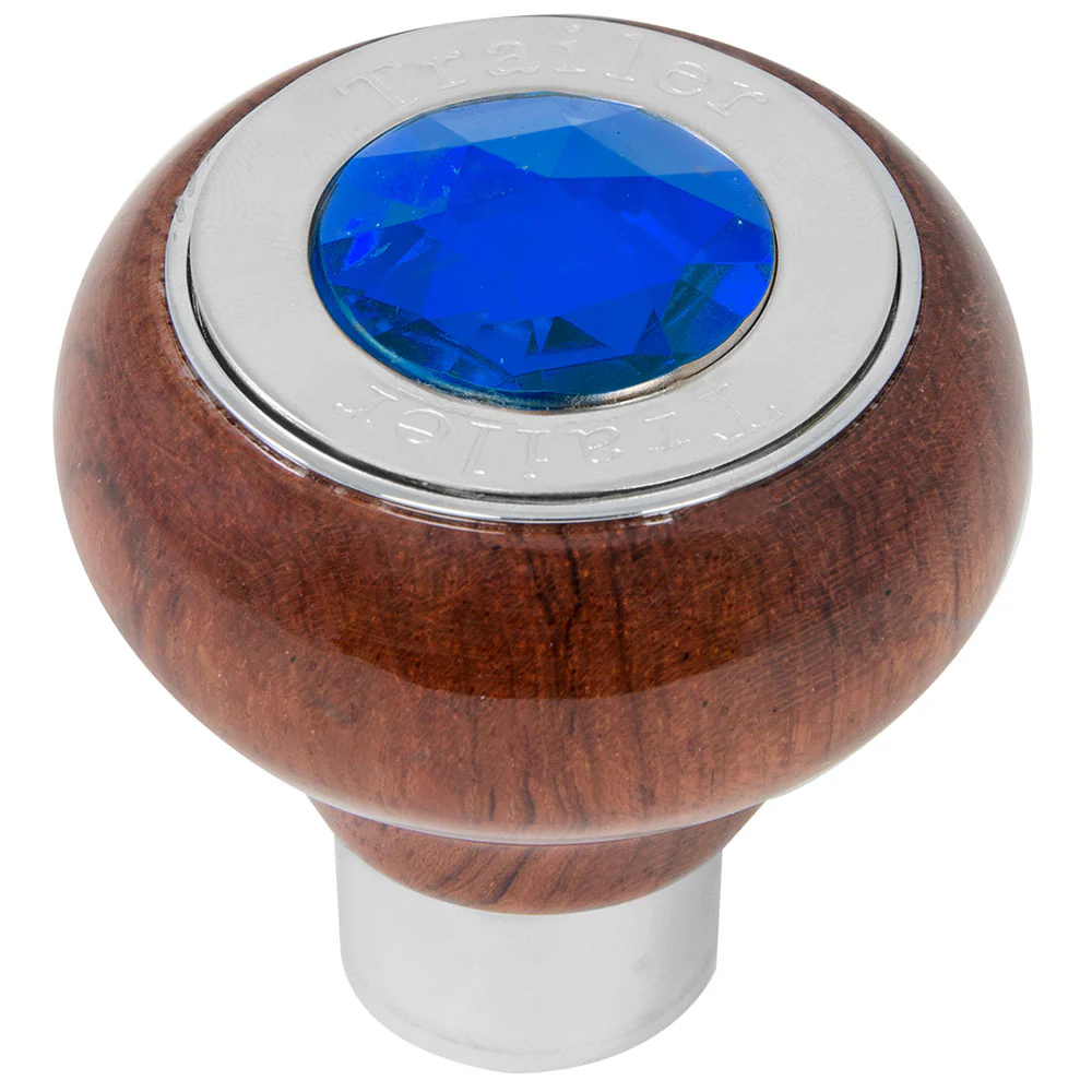 Rosewood Tractor/Trailer Air Valve Knob with Jewel - Thread On - Image 5