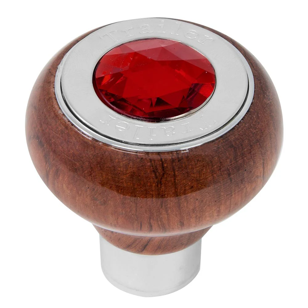 Rosewood Tractor/Trailer Air Valve Knob with Jewel - Thread On - Image 6