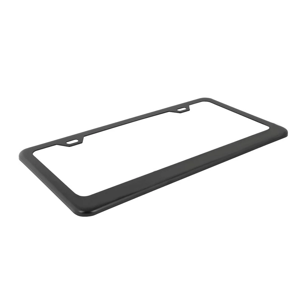 Semi-gloss Black License Plate Frame - Image 2