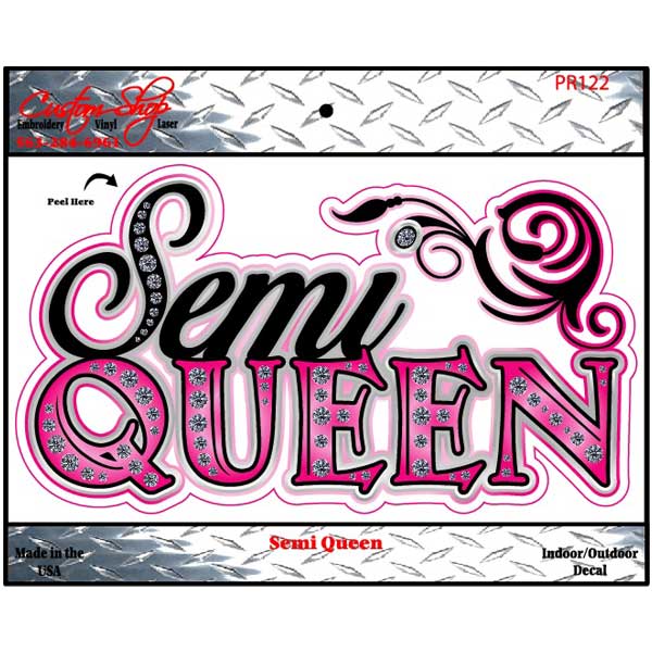 Semi Queen Decal