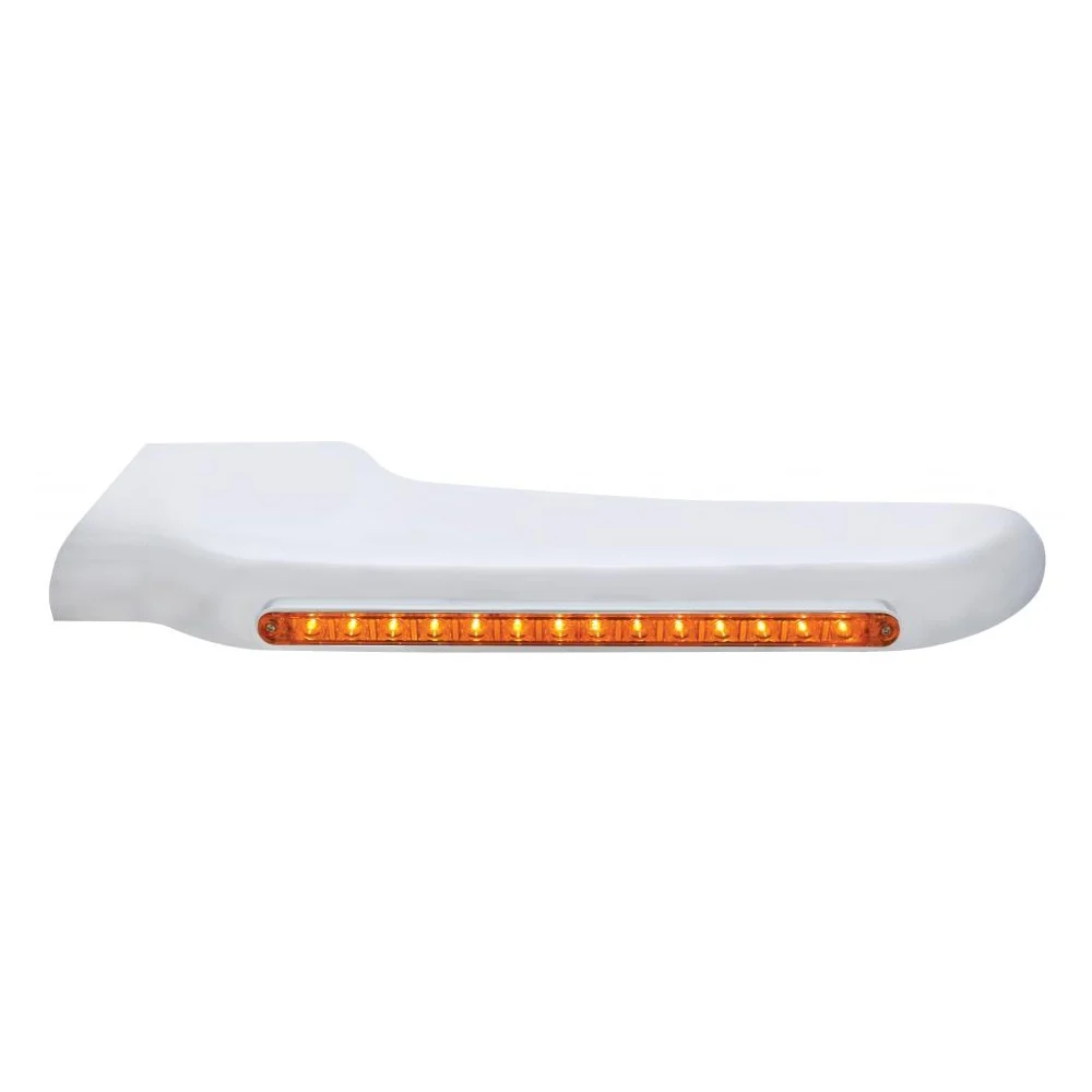 Sequential 14 Amber LED Peterbilt 388, 389 Front Fender Cover