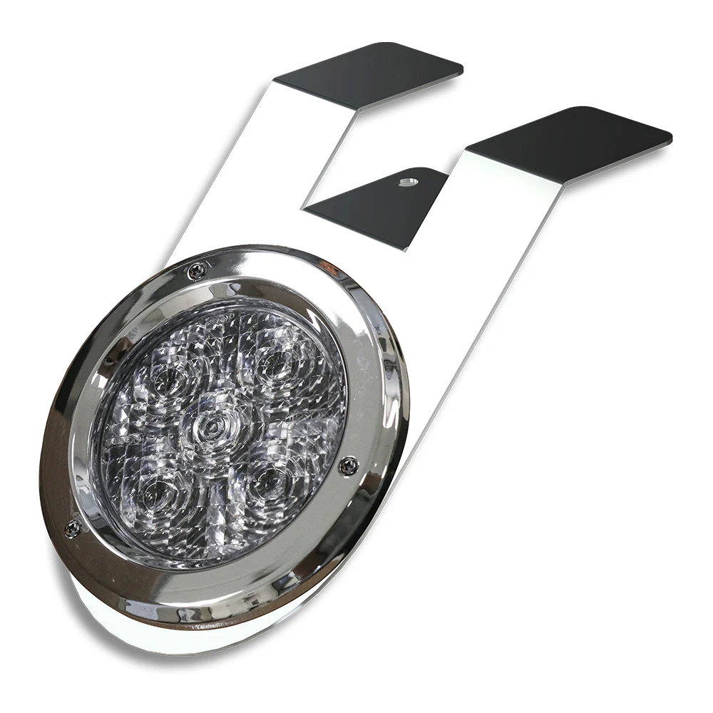 Singular Amber 4" Round LED Light Underframe Nova Bracket - Image 2