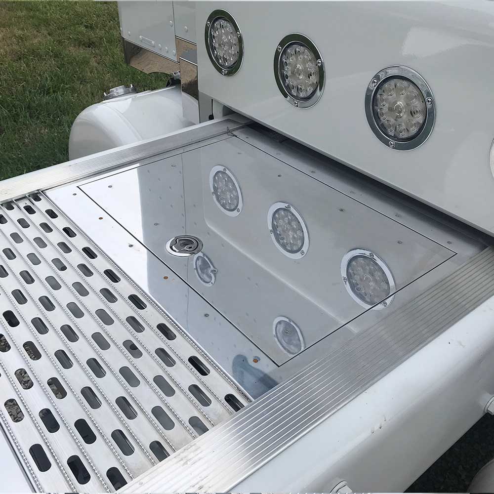 Slide In Rail 14" x 22" Recessed Storage Box with Light - Image 2