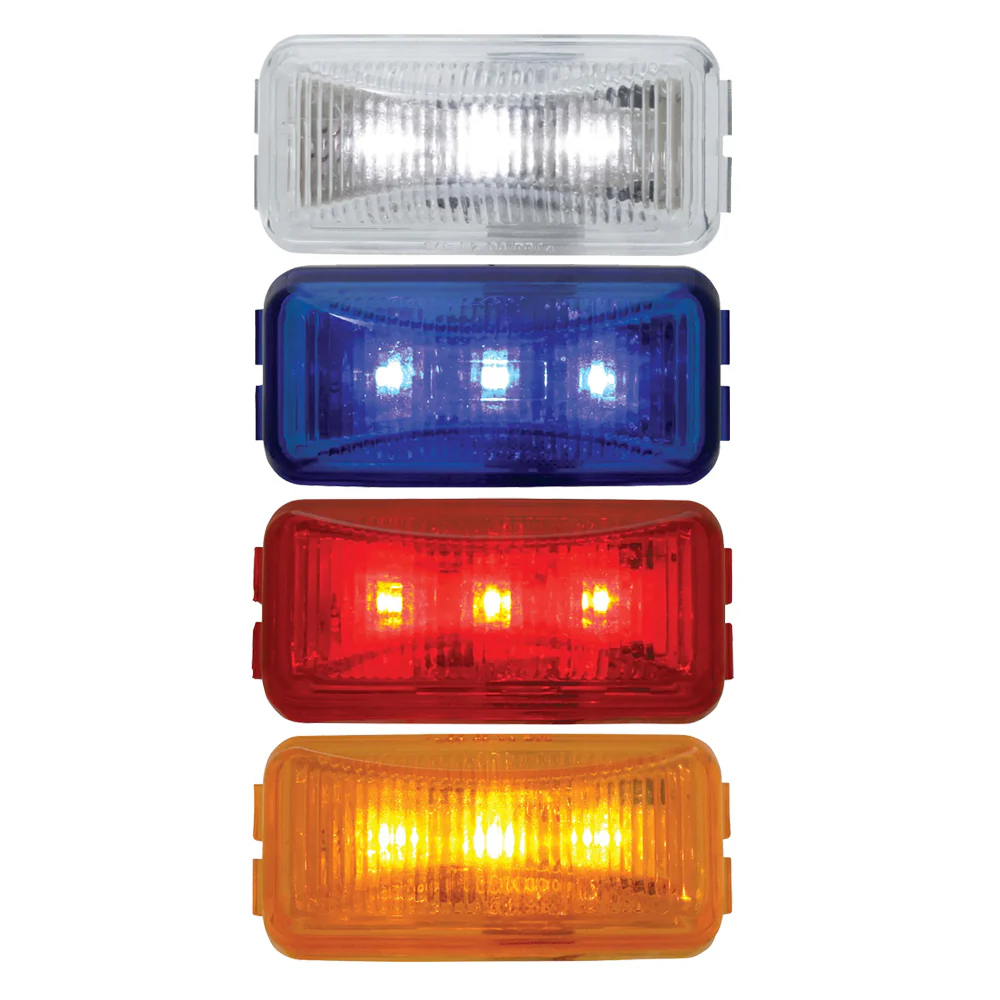 Small Rectangular Rail Style LED Marker Light