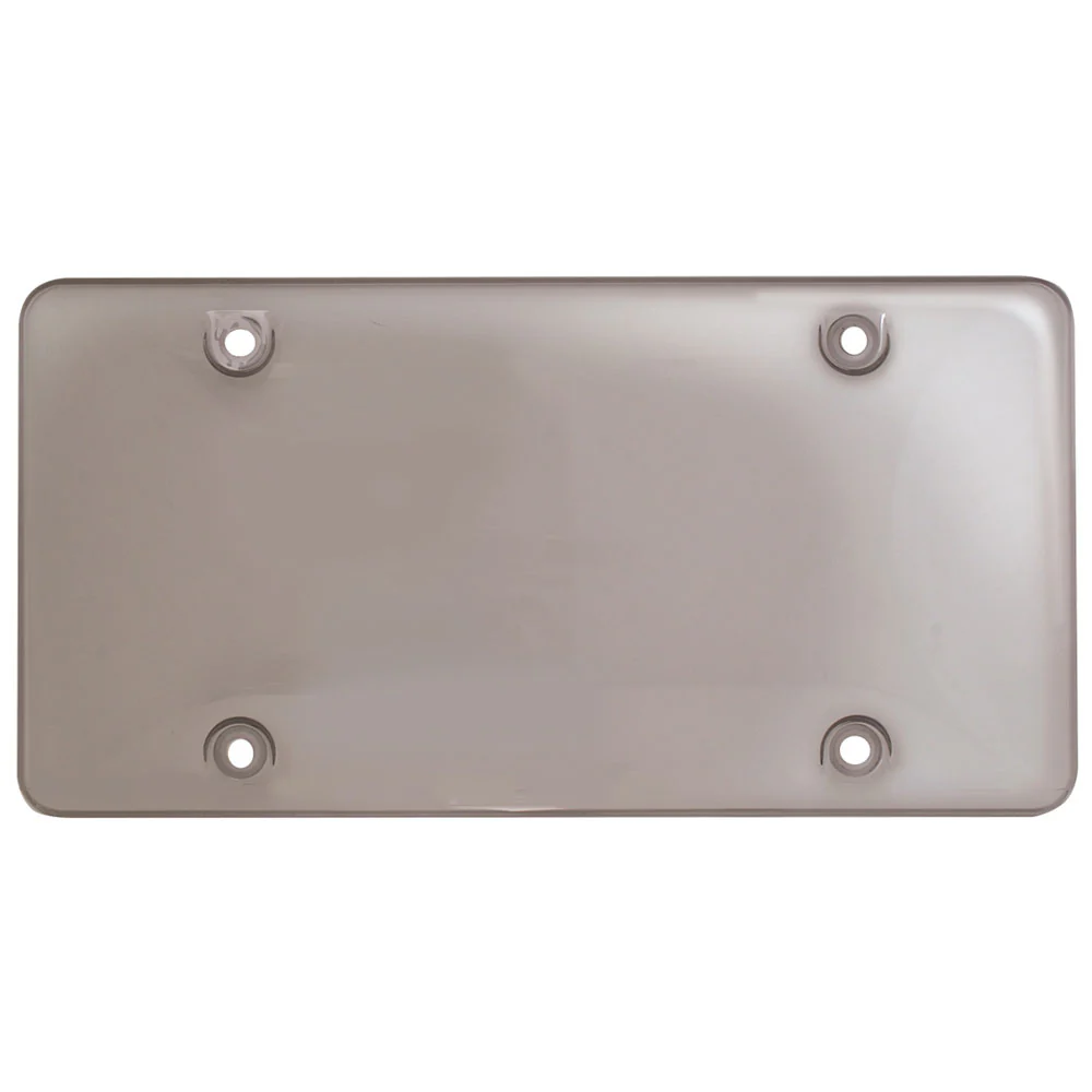Smoke Plastic Bubble License Plate Protector - Image 2