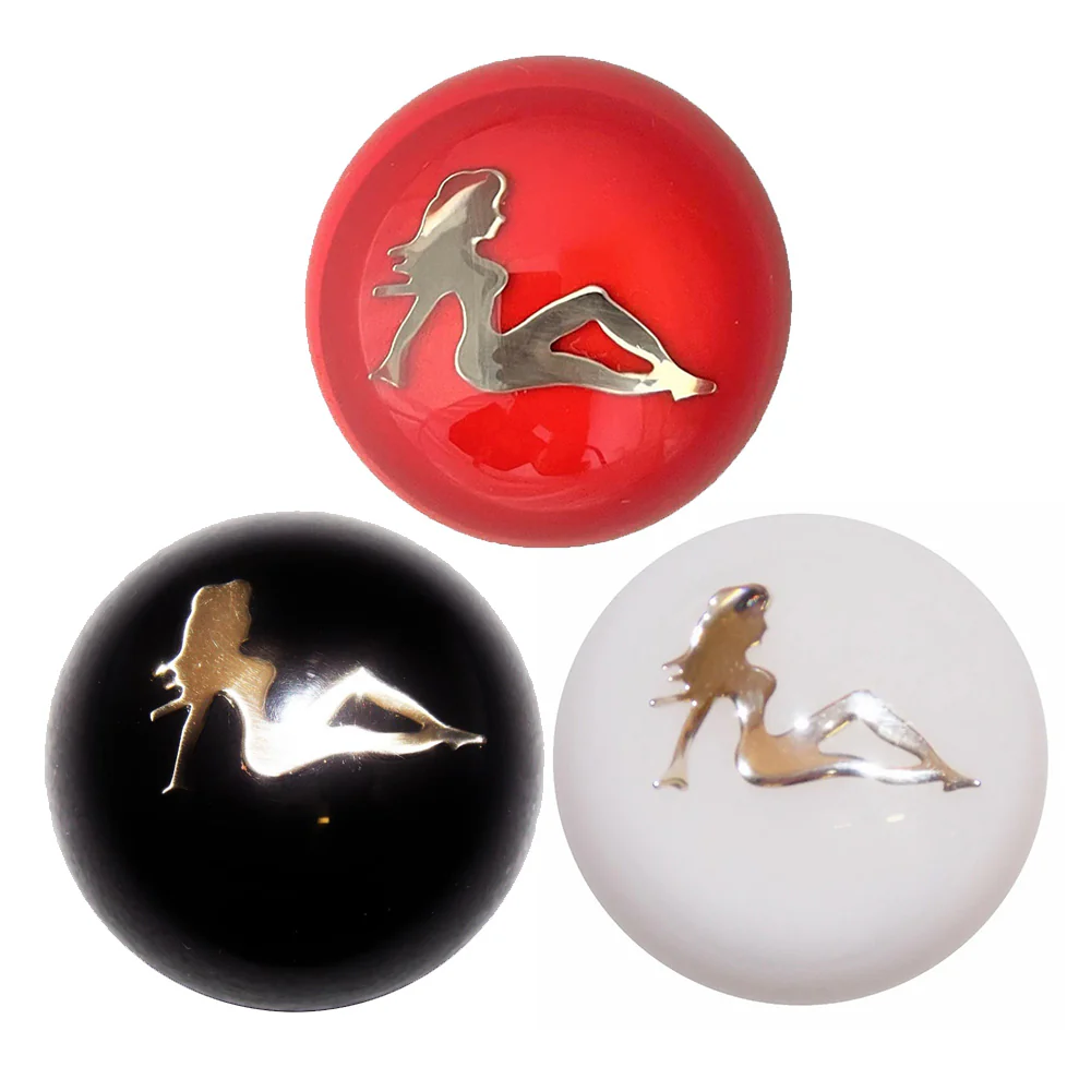 Solid Chrome Lady Shifter Knobs