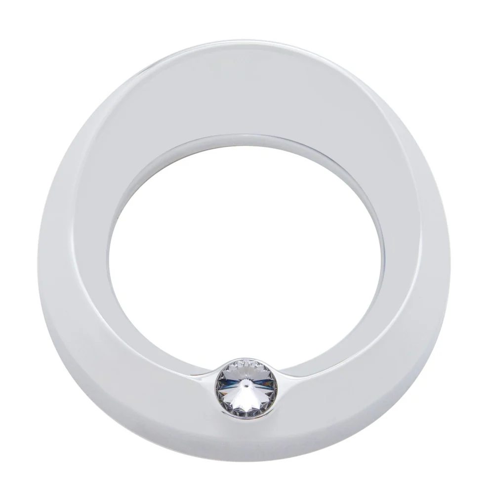 Speedometer/Tachometer Gauge Cover with Visor and Jewel for Freightliner, Peterbilt - Image 2