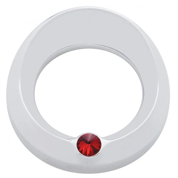 Speedometer/Tachometer Gauge Cover with Visor and Jewel for Freightliner, Peterbilt - Image 5