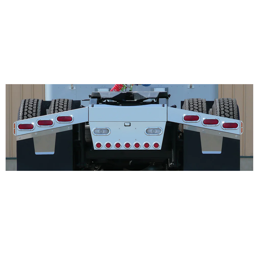 SS Angled Two-Piece Rear Light Bar with Oval LED - Image 3
