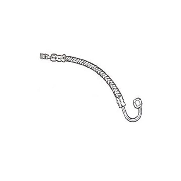 SS Braided Hose for Crossfire with Curved End