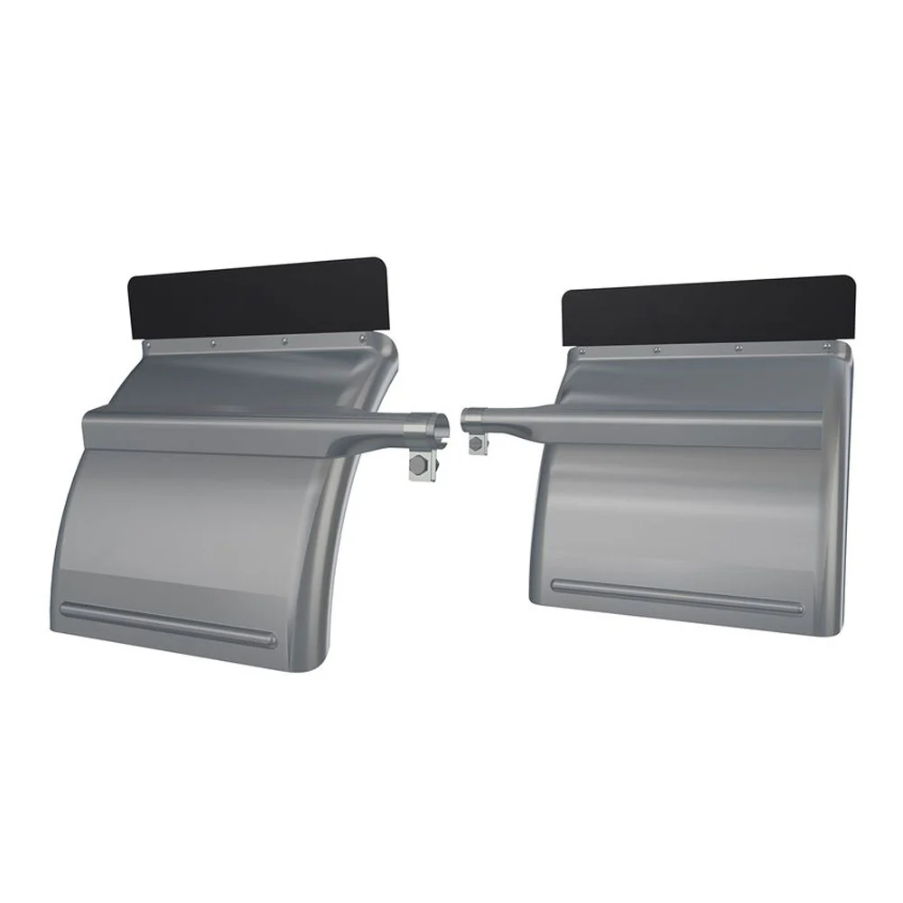 SS Classic Paddle Mount PMC-24 Quarter Fender with Triangle Tube & Top Flap