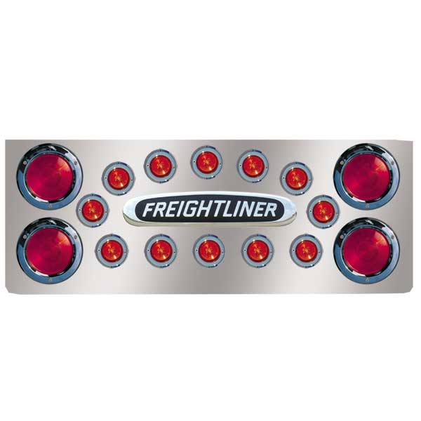 SS FL Rear Center Panel w/Four 4" and 12 2" Lights