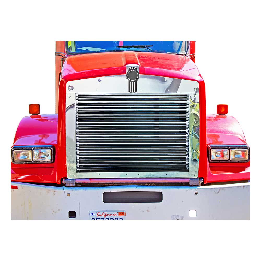 SS Grill with 30 Horizontal Billets for 1995 - 2016 Kenworth T800